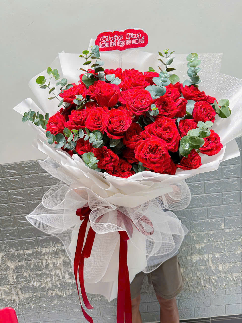 Bó hoa hồng đỏ