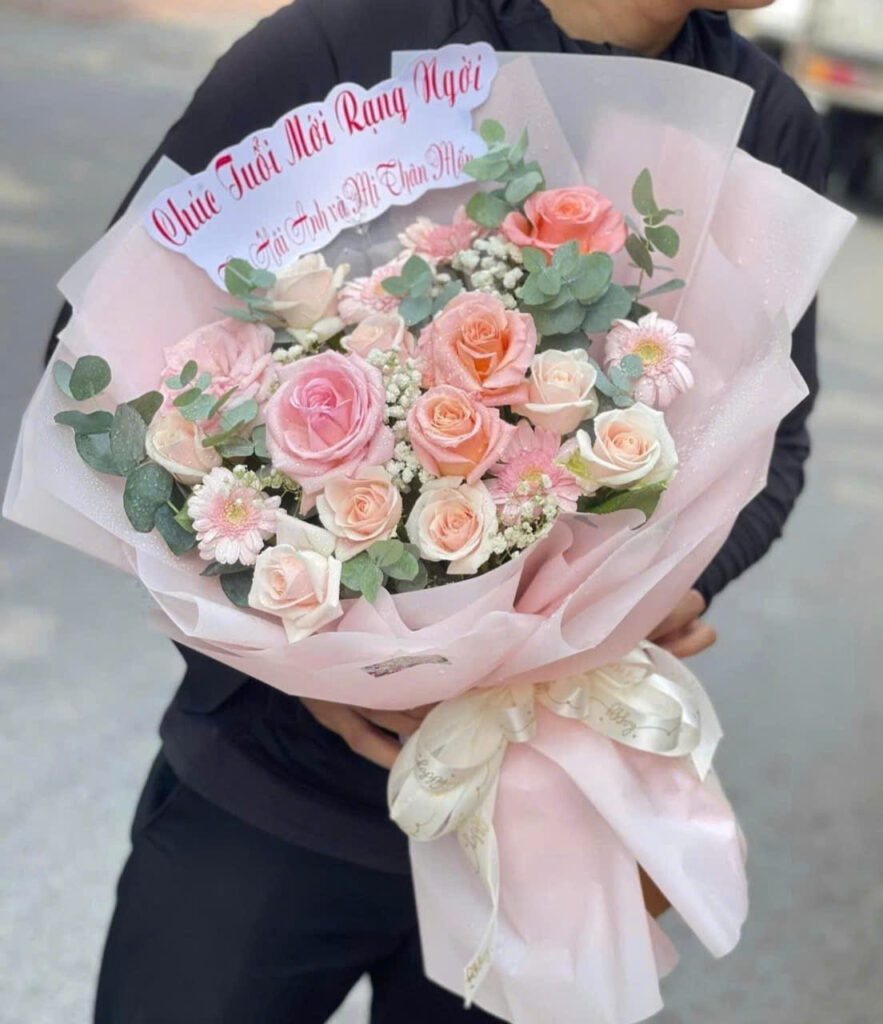 Bó hoa hồng đẹp