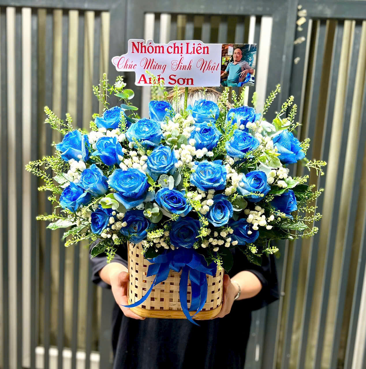 Giỏ hoa khai trương