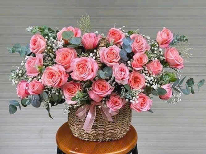 Giỏ hoa đẹp