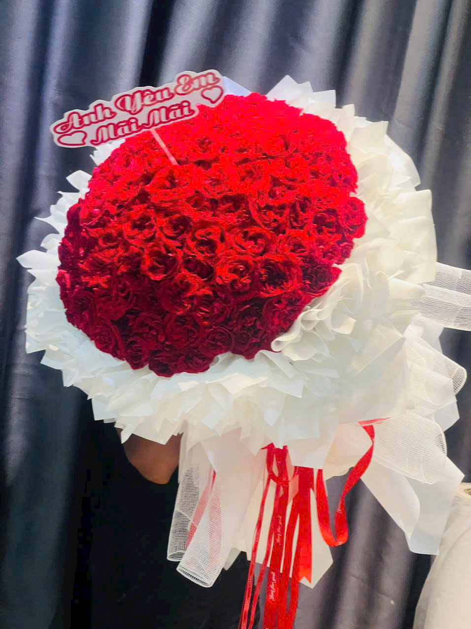 Bó hoa hồng đỏ đẹp